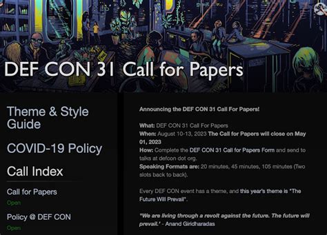 defcon 31 hacking list.